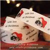 Order Vintage Christmas Past Ribbon - Cat and Dog